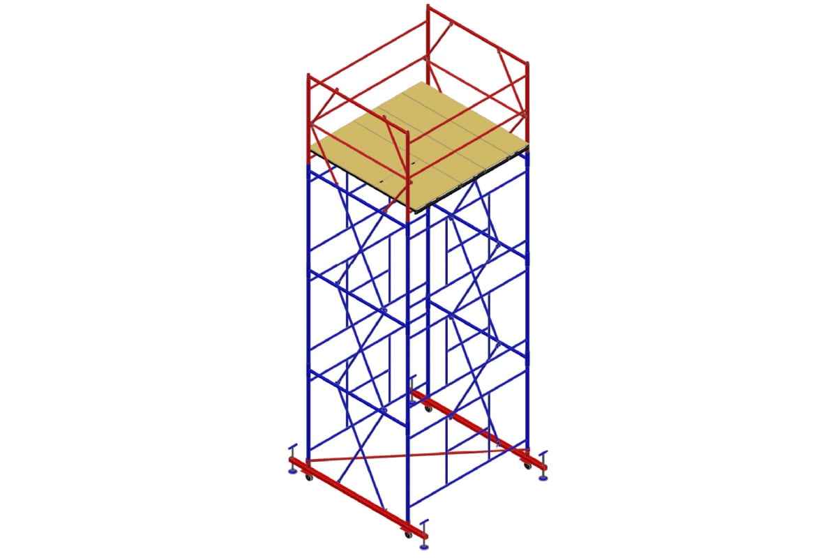 Вышка-тура МЕГА МЕГА-3 (Н=5,2 м) 533 